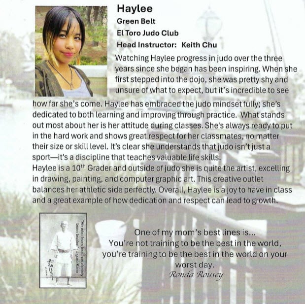Haylee- Award 2025